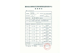 檢測報告